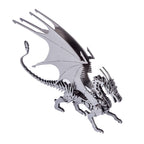 Dragón de Hielo Metal 3D