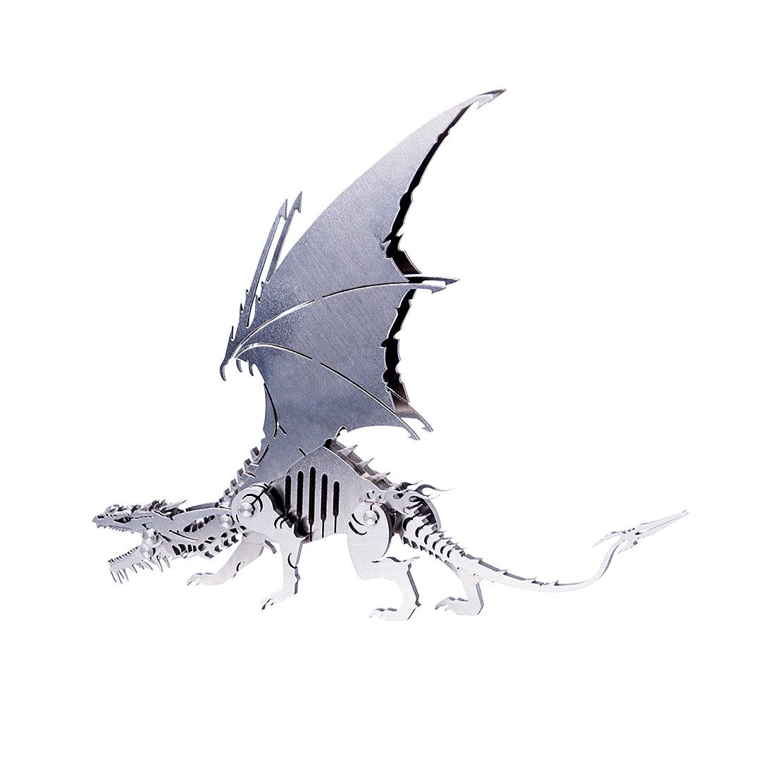 Dragón de Hielo Metal 3D