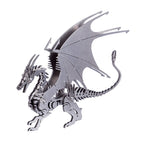 Dragón de Hielo Metal 3D