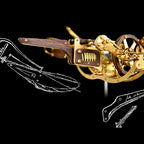 Libélula Mecánica Metal 3D
