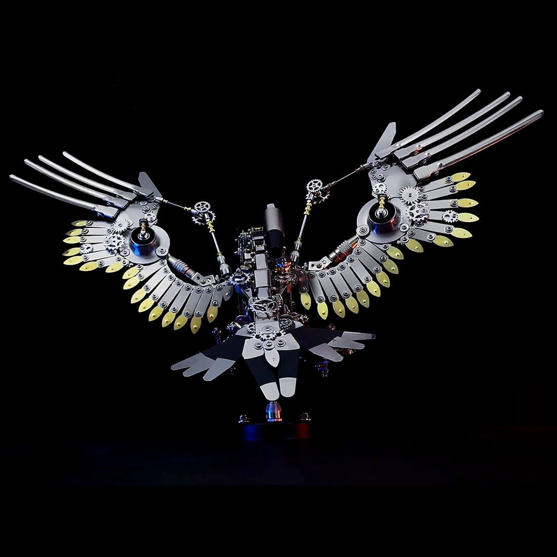 Halcón Gerifalte Steampunk Metal 3D 1800 piezas