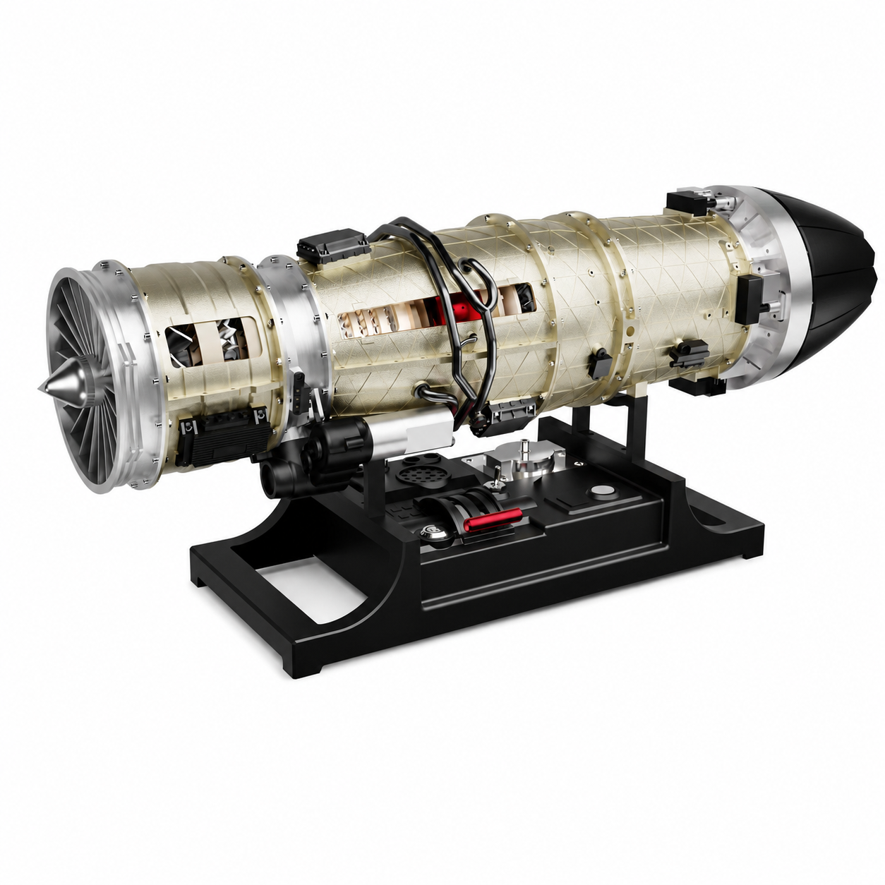 Motor Turborreactor Escala 1:10 Metal Funcional