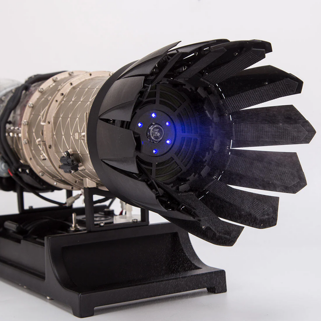 Motor Turborreactor Escala 1:10 Metal Funcional