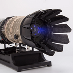 Motor Turborreactor Escala 1:10 Metal Funcional